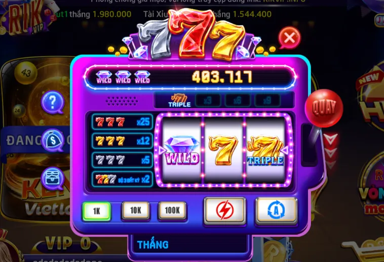Khám Phá Siêu Phẩm Minigame 777 tại RikVip Với Cơ Hội Nhận Thưởng Cực Lớn