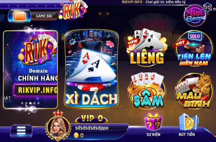 Sức Hấp Dẫn Bùng Nổ Của Thiên Đường Giải Trí Game Bài RikVip Đỉnh Cao