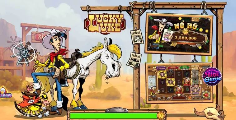 Chinh Phục Kho Báu Vàng Miền Tây Với Nổ Hũ Lucky Luke tại RikVip Đỉnh Cao
