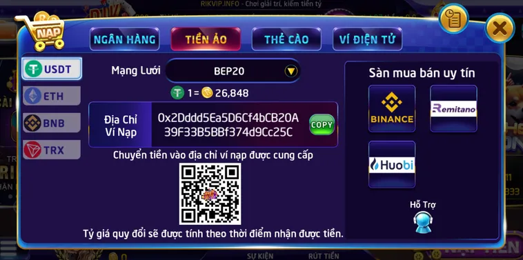 Nạp Tiền RikVip Hướng Dẫn Các Phương Thức Thanh Toán Siêu Tốc Và An Toàn
