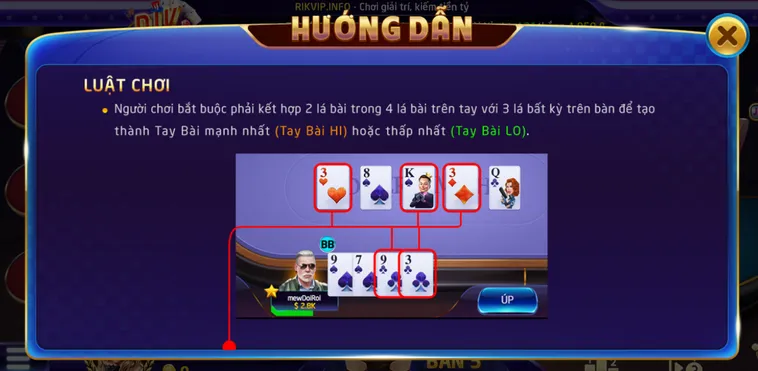 Khám Phá Omaha Poker 6 Tại RikVip Với Chiến Thuật Chơi Đỉnh Cao Cho Cao Thủ