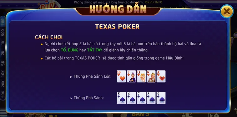 Khám Phá Đỉnh Cao Texas Poker Tại RikVip Với Chiến Thuật Chinh Phục Đối Thủ