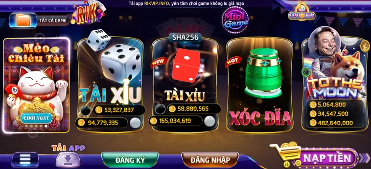 Cổng Game RikVip - Nhà Cái Uy Tín Hàng Đầu Cho Mọi Cược Thủ