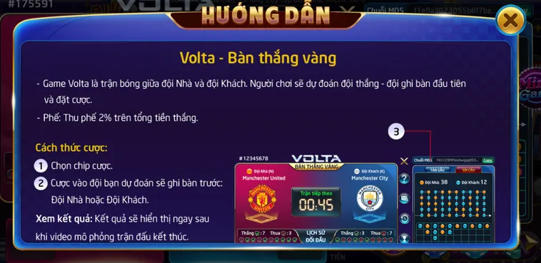 Khám Phá Sự Kịch Tính Của Minigame Volta Bàn Thắng Vàng tại RikVip Đẳng Cấp