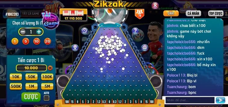 Khám Phá Minigame Zik Zak Tại RikVip Với Chiến Thuật Di Chuyển Chính Xác Nhất